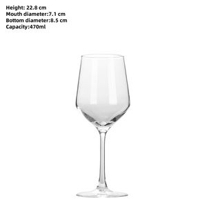 Verre à <span class=keywords><strong>vin</strong></span> de luxe léger en cristal <span class=keywords><strong>rouge</strong></span> bordeaux, design européen, grande capacité, gravure personnalisable, prêt pour les fêtes, 440-620 ml - Product Image 5