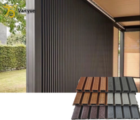 Vente Flash : Panneau de clôture extérieur moderne en WPC 219*26mm, matériau PE, facile à installer pour les extérieurs résidentiels et de bâtiments