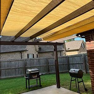 Grande <span class=keywords><strong>toile</strong></span> <span class=keywords><strong>d</strong></span>'<span class=keywords><strong>ombrage</strong></span> beige <span class=keywords><strong>pour</strong></span> terrasse extérieure, <span class=keywords><strong>pergola</strong></span>, jardin, plantes, serre, filet <span class=keywords><strong>d</strong></span>'<span class=keywords><strong>ombrage</strong></span> <span class=keywords><strong>pour</strong></span> la protection solaire et l'intimité - Product Image 5