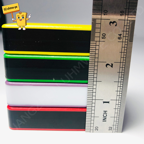 High Quality Wholesale Strong Abrasion Resistant Double Color HDPE Board with Custom Cutting Service Factory Direct Supply