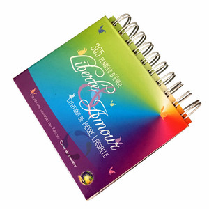 2025 High Quality Customized Size Advertising Office Table Desk Calendar Professional Custom Calendar Printing Services