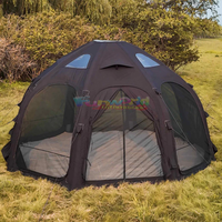 Tente gonflable imperméable Oxford, une chambre, tissu PVC, tente pneumatique avec grande auvent, pompe à air pour couple, famille, camping en plein air