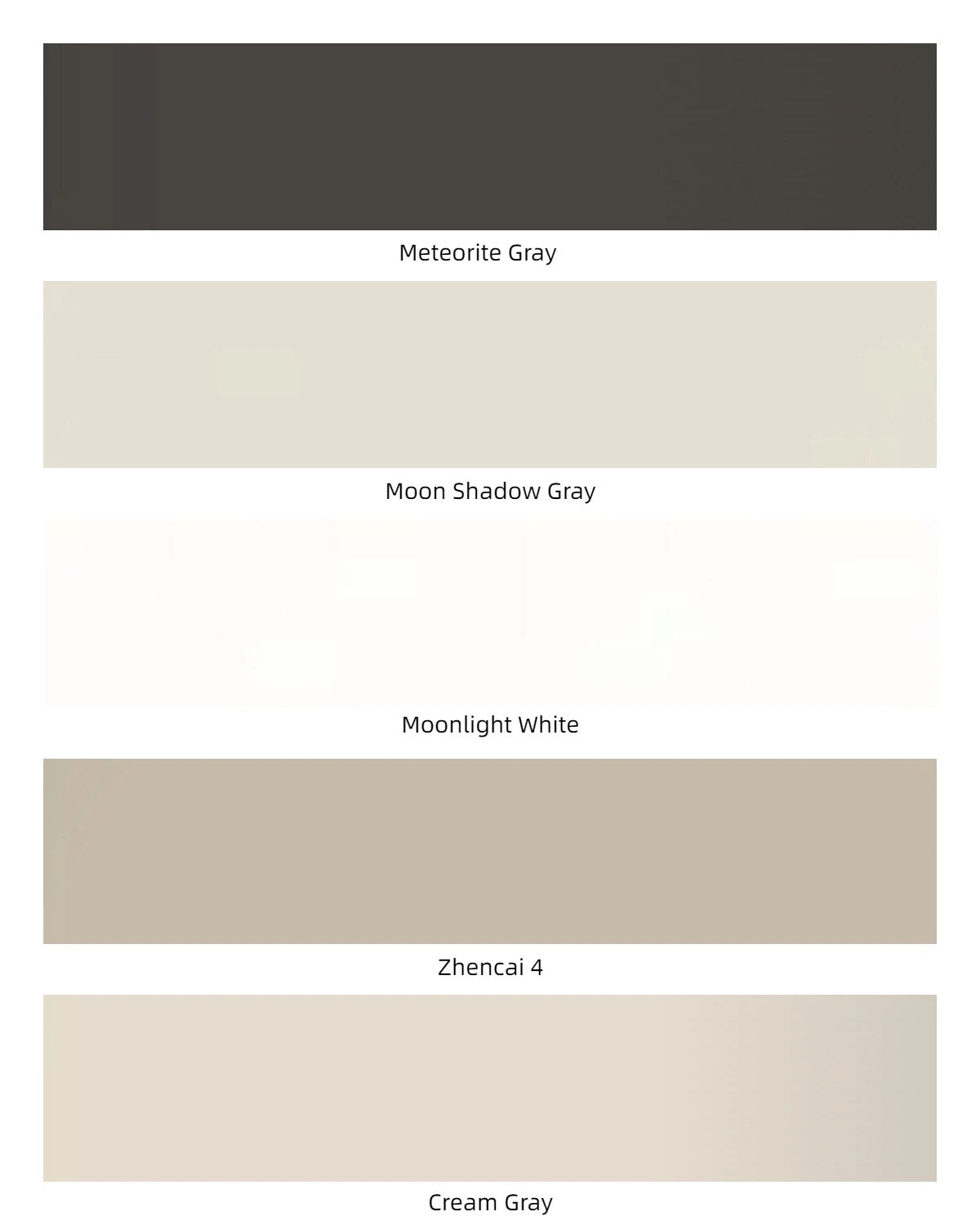 Customizable colors.