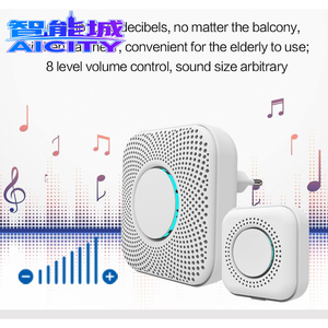 Sheng Qiong - Timbre Inalámbrico de Nuevo Diseño con Enchufe EU/US, Timbre Inteligente con Batería, 110V-220V - Product Image 3