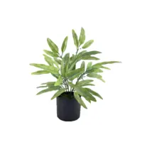 Tropikal yeşil bitki tedarikçisi düşük fiyat yapay bitki renkli saksı bitki popüler dekorasyon parti dekorasyon