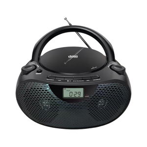 Lecteur CD portable d'usine, système audio stéréo sans fil avec connexion Bluetooth, lecteur CD-RW, MP3, USB, écran LCD et radio AM/FM - Product Image 1