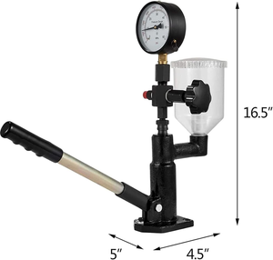 Tester di pressione per ugello iniettore Diesel a doppia scala 600-8000 PSI BAR - Product Image 4