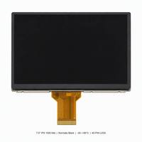 Módulo LCD TFT IPS de 7.0 Pulgadas, 800x480, 1000 Nits de Brillo, Negro Normal, 40 Pines LVDS, -30 a +85 ℃   Exhibición de Accesorios para Automóviles