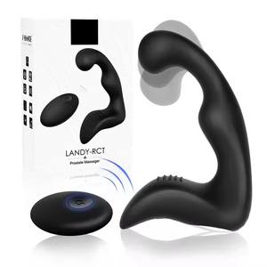 China Volwassen Anale Seksspeeltjes Groot Siliconen Prostaatmassageapparaat Met <span class=keywords><strong>Electro</strong></span> Vibrator Mannen Butt Plug Hoogwaardige Seksproducten - Product Image 1