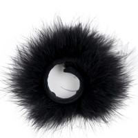 Brassard de bras en plumes d'autruche pour femmes, Bracelet, accessoires de cheveux, vraie plume, fourrure, manchettes de main, mode, anneau, Bracelet, claque