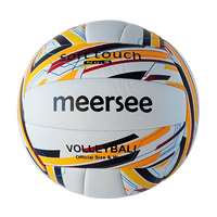 Ballon de Beach-Volley Officiel Taille 5 en PVC Souple Cousu à la Machine Gonflé Personnalisé Marque Meersee Entertainment Matériaux Recyclés