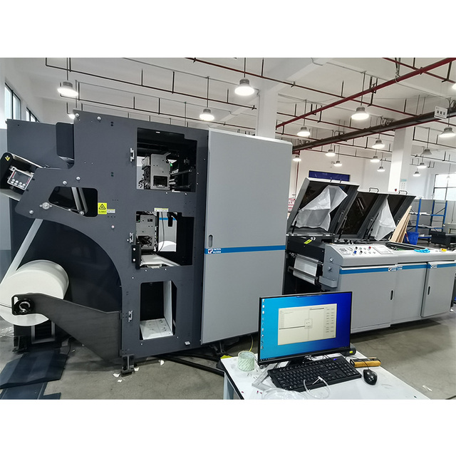 Compact Mini CMYK Color Inkjet Digital Printing Machine Width 440mm POD Books Printing