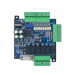 บอร์ดควบคุมอุตสาหกรรม PLC FX3U-<span class=keywords><strong>14MR</strong></span> FX3U-14MT 8อินพุต6เอาต์พุต2DA 6AD และ RS485 RTC เข้ากันได้กับ FX1N และ <span class=keywords><strong>FX2N</strong></span> - Product Image 1