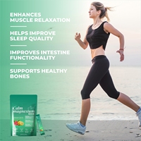 WELLBODY OEM Poudre d'électrolytes de magnésium apaisante à succès pour soulagement instantané du stress chez les adultes, aide à la nutrition sportive apaisante