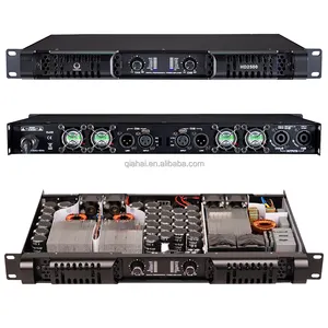 Amplificador profesional 2 canales HD2500 2X2500W 8ohm Powered Pro Amps Sistema de sonido al aire libre Equipo de DJ Audio 2 CH Amplificadores
