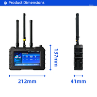 Détecteur FPV, Système de Détection de Drones, Scanner de Signal RF Sans Fil Portable 1,5 KM, Intercepteur de Défense, Sécurité des Drones