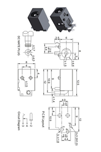 DC023 Horizontal DC Plug/socket Power Connector Charging <strong>Interface</strong> 4.4 * 1.65 mm - Product Image 6