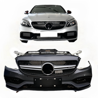 Ensemble de pare-chocs avant C63 avec radiateur pour Mercedes-Benz Classe C W205 AMG Line Body Kit