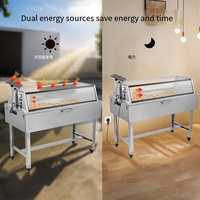 Zonne-Energie Dehydrators 6 Lagen Roestvrij Staal Industriële Commerciële Food Fruit Droger Voedsel Dehydrators