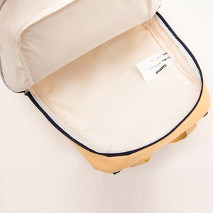 Beige and <b>Navy</b> Blue Insulated <b>Backpack</b> with Elastic Straps and Front Pocket Large Capacity Insulated Cooler Bag Ideal for Picn - Product Image 2