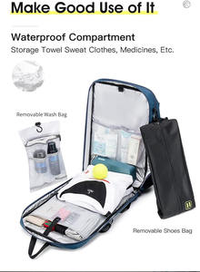 Sac à dos de sport pliable et portable en Oxford imperméable pour le basketball – Échantillon gratuit - Product Image 6