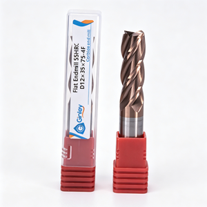 Fresas de corte HRC45 HRC55 HRC65 de 1/2, 3/16, 5/8, 1/4 pulgadas, 4 filos, precio de fábrica CN - Product Image 4
