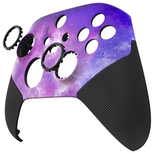 EXtremeRate violet étoilé anti-dérapant poignées caoutchoutées coque de façade de remplacement pour manette Xbox Series X S - Product Image 3
