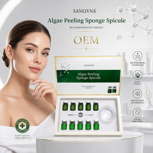 Essence liquide d'algues, essence hydratante botanique pour le visage, soin quotidien de la peau, hydratation rafraîchissante, fournisseur de produits de marque privée OEM - Product Image 4