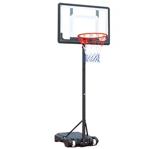 ボールスタンドバスケットボール屋内調節可能ポータブル可動キッズ地下バスケット