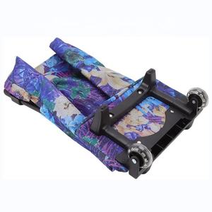 Borsa Trolley Pieghevole Portatile per <span class=keywords><strong>la</strong></span> <span class=keywords><strong>Spesa</strong></span>, Riutilizzabile in Tessuto Oxford, con Ruote, Impermeabile, Fantasia Geometrica, per <span class=keywords><strong>la</strong></span> Casa - Product Image 2