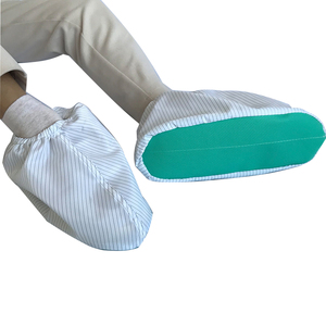 ที่คลุมรองเท้าใช้ซ้ำได้กันฝุ่นทำจากผ้าโพลีเอสเตอร์กันไฟฟ้าสถิตนุ่มกันฝุ่นสามารถนำกลับมาใช้ใหม่ได้ - Product Image 5