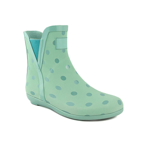 Custom Women Chelsea Rain <strong>Boots</strong> <strong>Waterproof</strong> Ankle Rubber <strong>Boots</strong> <strong>Pull</strong> on Style with Cushioned Insole for Daily Outdoor Use - Product Image 5