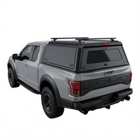 Kap Truk Aluminium Tebal untuk Ford F150 2015 2020 6.5FT dengan Jendela Samping Kaca Geser Besar