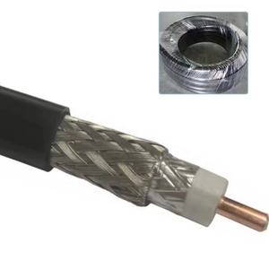 สายโคแอกเชียลทองแดงเปลือยแบบยืดหยุ่น ความสูญเสียต่ำ สาย RF LMR400 50 100 200 เมตร - Product Image 1