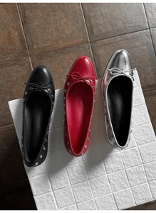 <span class=keywords><strong>Ballerine</strong></span> in <span class=keywords><strong>Pelle</strong></span> di Pecora con Punta Quadrata e Suola in Gomma, Scarpe Basse Casual Semplici in <span class=keywords><strong>Pelle</strong></span> per Donna - Product Image 6