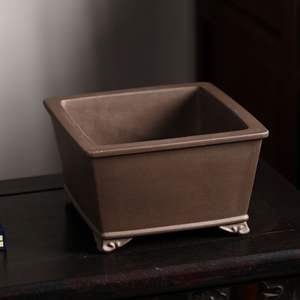 Petit pot de fleurs émaillé Zisha moderne carré bonsaï <span class=keywords><strong>bassin</strong></span> intérieur/extérieur plantation décor à la maison suspendu <span class=keywords><strong>Lotus</strong></span> planteur centres commerciaux - Product Image 5