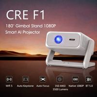 Nouveau mini projecteur vidéo portable 1080P 2026 avec applications YouTube et Netflix intégrées pour les soirées cinéma