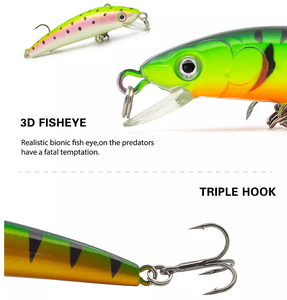 Elfin Jerkbait personnalisation complète VM50 licorne rose Sexy tigre naufrage lent suspension plastique ABS vente en gros <span class=keywords><strong>leurre</strong></span> méné <span class=keywords><strong>pas</strong></span> <span class=keywords><strong>cher</strong></span> - Product Image 2