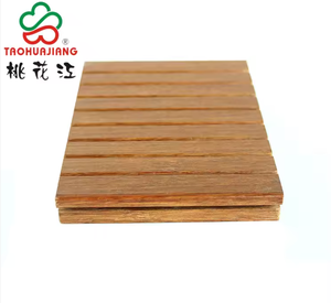 Tarima de Bambú Carbonizado para Exteriores de Fácil Instalación con Ranuras Pequeñas - Product Image 5