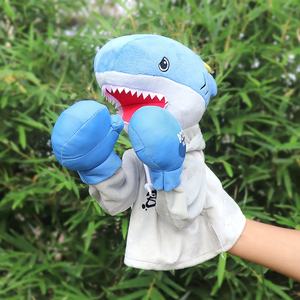 Boxer requin, gant <span class=keywords><strong>de</strong></span> poupée extensible, gants <span class=keywords><strong>de</strong></span> boxe animaux, jouet en peluche <span class=keywords><strong>de</strong></span> dessin animé interactif créatif pour enfants - Product Image 4