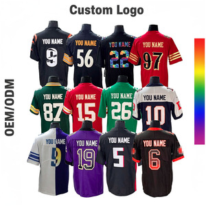 Novedades 2026, <span class=keywords><strong>Camisetas</strong></span> <span class=keywords><strong>de</strong></span> <span class=keywords><strong>Rugby</strong></span> Bordadas <span class=keywords><strong>de</strong></span> Fútbol <span class=keywords><strong>Americano</strong></span> para Hombre, Baratas, al por Mayor, <span class=keywords><strong>de</strong></span> Todos los Equipos - Product Image 1