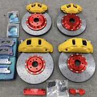 Große Bremssättel 10-Kolben Carbon-Keramik-Bremsscheiben Schwimmende Vorderradbremsen für Audi TT RS4 RS6 FV3/FVP BMW M5 M3 G80 AMG Benz G63 W211