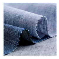 RE11428 Vente en gros de jeans teints en fil de coton polyester recyclé biologique chanvre écologique durable Denim Prix