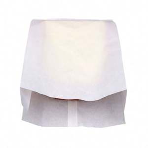 Sac d'emballage pour frites, papier kraft blanc, sac plat en papier, 10, 8 couleurs, impression flexo, emballage alimentaire, emballage alimentaire et de boissons, recyclable - Product Image 3