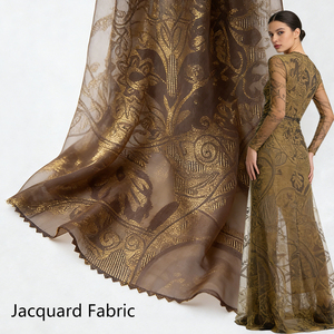 Venta directa de fábrica, tela de satén con patrón jacquard personalizado, tela de pijama, muestra gratuita de tela de satén - Product Image 1