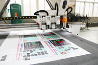 Máquina de Corte Digital de Tablero de PVC KT, Cortadora de Vinilo con Cámara CCD, Plotter de Corte Plano