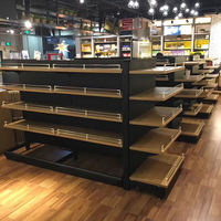 Robustes Eisen-Supermarkt-Displayregal Einseitig Anpassbare Regaleinfassung Einfache Montage für Convenience-Store-Snacks