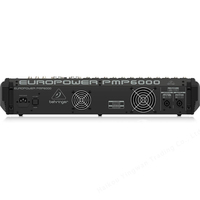 Behringer Europower PMP6000 1600-Watt, Mixer bertenaga 20 saluran dengan prosesor Multi-FX dan sistem deteksi umpan balik FBQ