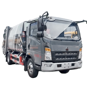 Camión de Basura Comprimido HOWO 4*2 de 8 Metros Cúbicos de Alta Calidad, Vehículo de Transferencia de Basura en Venta en Sudáfrica - Product Image 1
