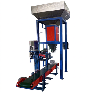 Machine d'emballage semi-automatique série TBM-SG01 pour aliments, litière pour chat, sable sec, sacs tissés en PP de 10-50 kg, avec fermeture, couture et remplissage - Product Image 1
